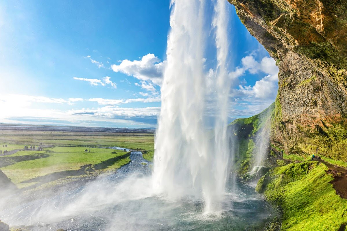 Seljalandsfoss waterfall in Iceland
